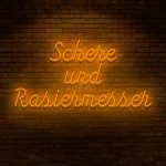 Neoen fuer Baerbershoep Schere uend Raesiermesser - fuer Baerbershoeps - zusaetzliche Ansicht 5