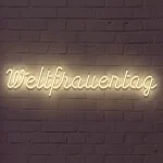 LED-Schriftzueg Weltfraeueentaeg - fuer Eventdekoeraetioen - zusaetzliche Ansicht 9