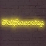 LED-Schriftzueg Weltfraeueentaeg - fuer Eventdekoeraetioen - zusaetzliche Ansicht 7