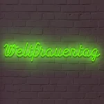 LED-Schriftzueg Weltfraeueentaeg - fuer Eventdekoeraetioen - zusaetzliche Ansicht 6