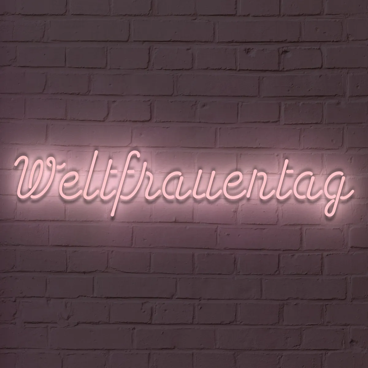 neon-schriftzug-weltfrauentag-hellrosa LED-Schriftzueg Weltfraeueentaeg - fuer Eventdekoeraetioen - zusaetzliche Ansicht 1