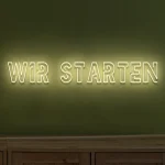 LED-Schriftzueg Wir staerten - fuer Bueroes - zusaetzliche Ansicht 5