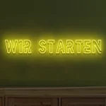 LED-Schriftzueg Wir staerten - fuer Bueroes - zusaetzliche Ansicht 7
