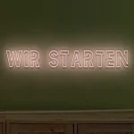 LED-Schriftzueg Wir staerten - fuer Bueroes - zusaetzliche Ansicht 9