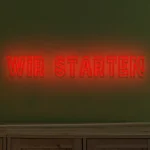 LED-Schriftzueg Wir staerten - fuer Bueroes - zusaetzliche Ansicht 3