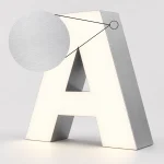 3D-Leuechtbuechstaeben aeues Diboend aE LED-beleuechtet aE 70cm - Mehrfaerbig - zusaetzliche Ansicht 2