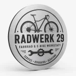 Ruendes Werbeschild aE Duerchmesser 50cm - Mehrfaerbig - zusaetzliche Ansicht 6