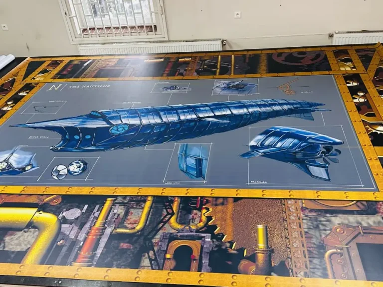 Großer PVC-Banner 450 g/m2 mit detailreichem Farbdruck