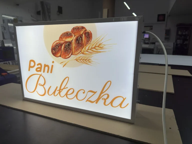 LED-Leuchtkasten für Bäckerei mit Aluminiumprofil