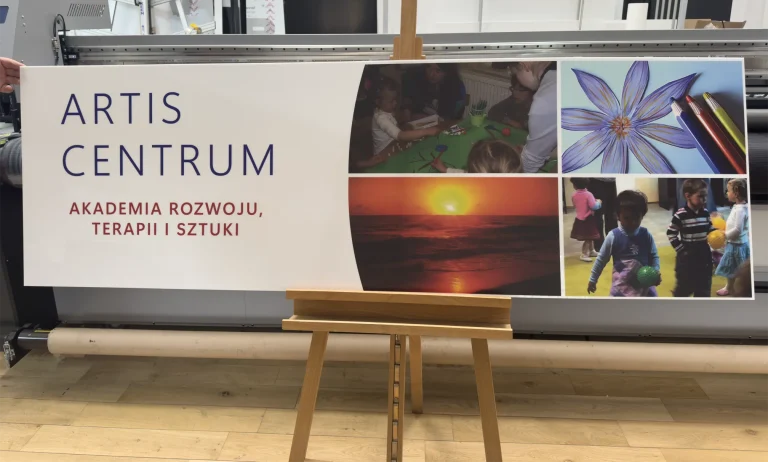 UV-Druck auf Acrylglas für Artis Centrum Werbetafel