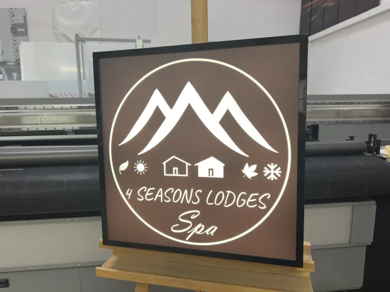 LED-Leuchtkasten aus Aluminiumprofil für Spa und Lodge