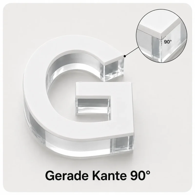 Gerade Kante (90°) / Standard
