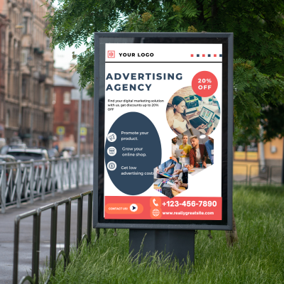 Plakat Reklamowy Wilki format