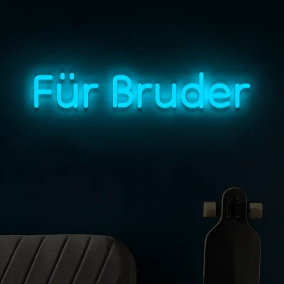 led-schriftzug-fuer-bruder-blau 1