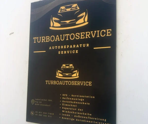 Werbeschilder Dibond Schwarz – stilvolle Außenwerbung mit UV-Druck